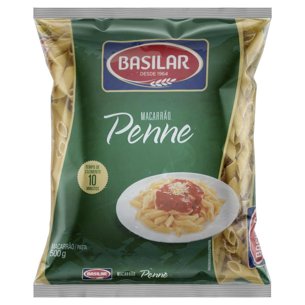 Macarrão de Sêmola Basilar Penne 500 g