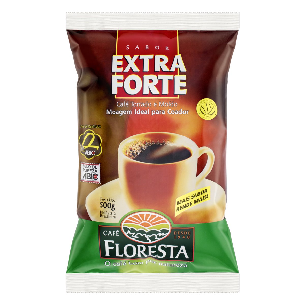 Café Torrado e Moído Floresta Extraforte 500 g