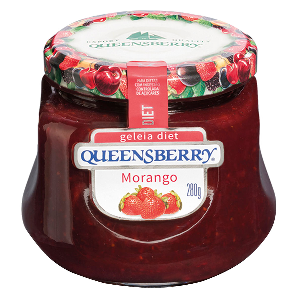 Geleia Diet de Morango Queensberry Diet 280g