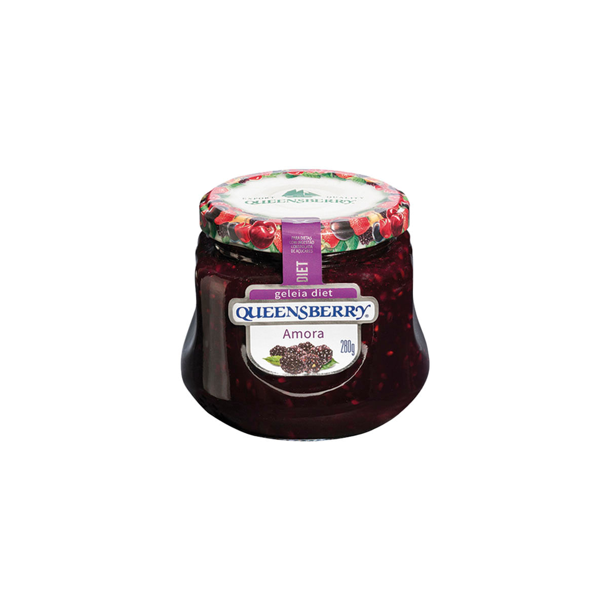 Geleia Diet de Amora Queensberry Diet 280g