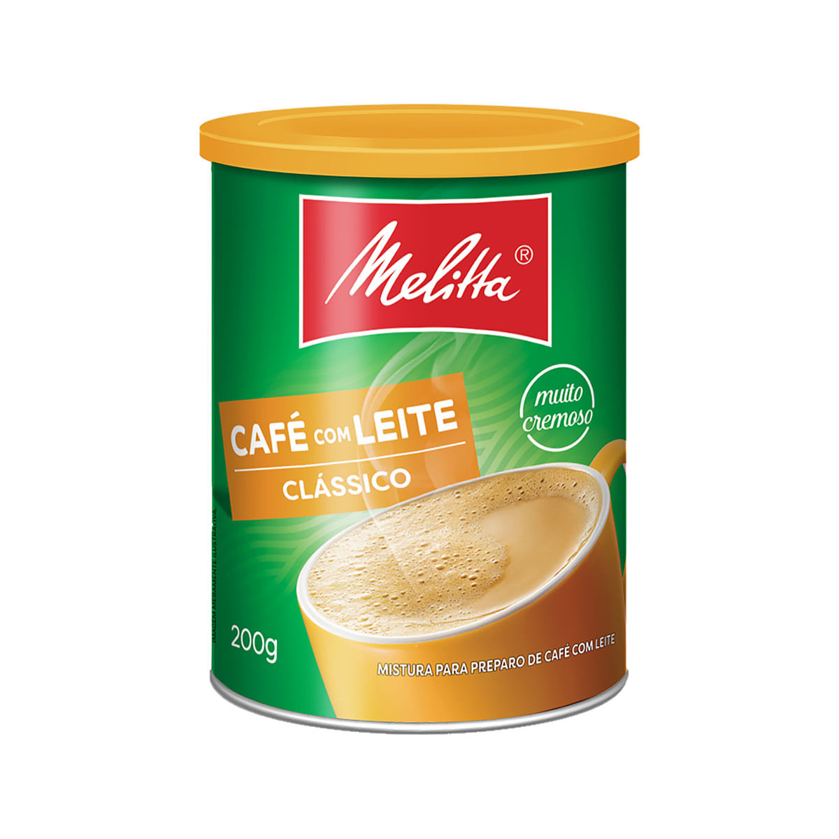 Café com Leite em Pó Instantâneo Melitta 200g