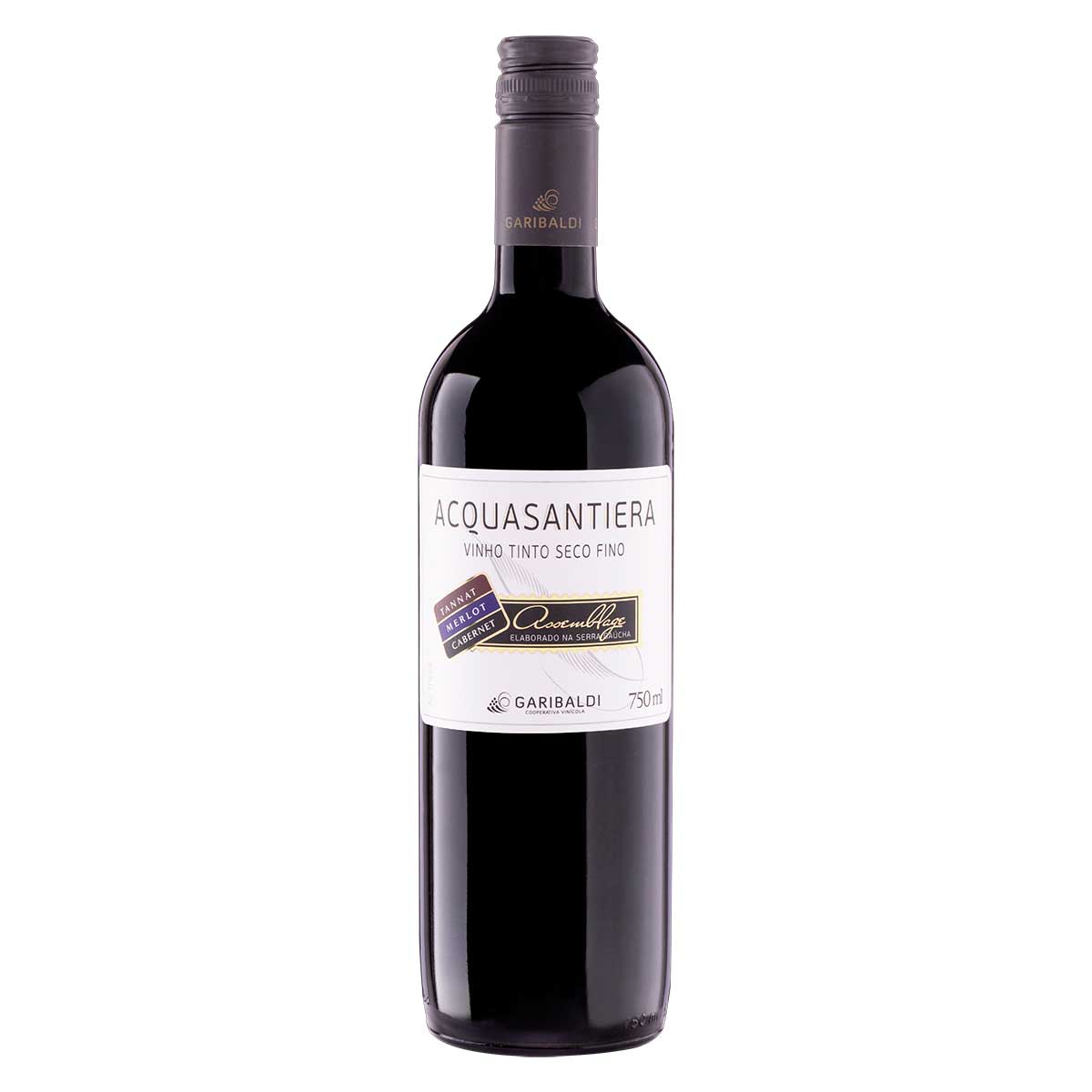 Vinho Tinto Acquasantiera Assemblage Tannat Merlot Cabernet Sauvignon 750 ml