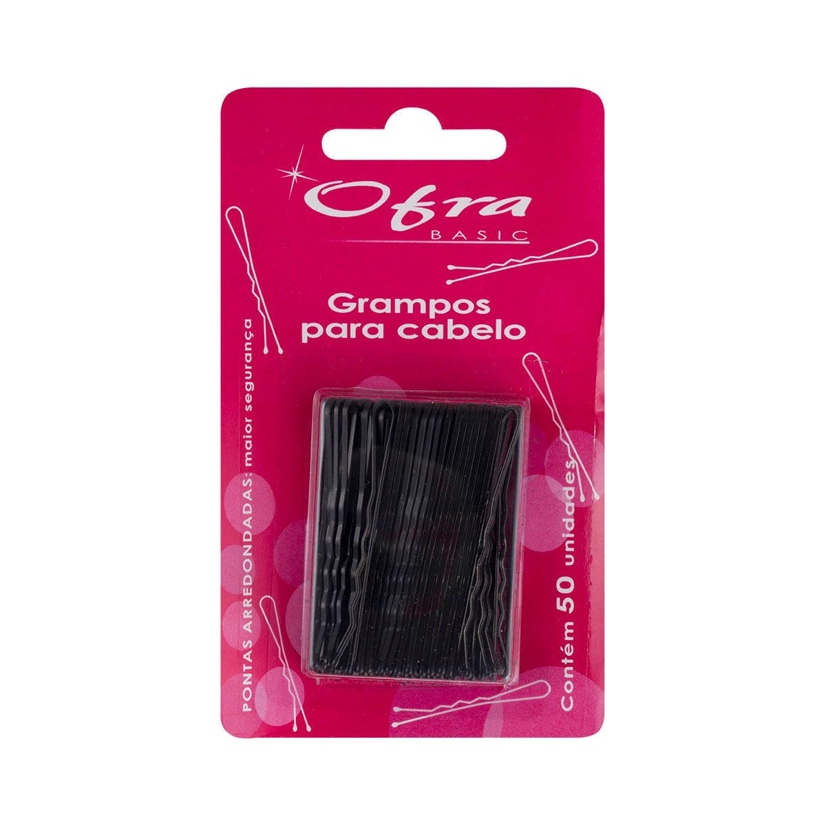 Grampos para cabelo Ofra Basic 50 unidades