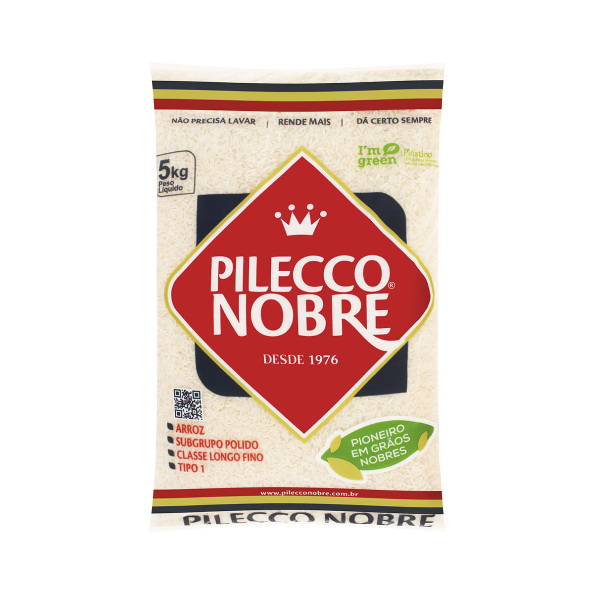 Arroz Branco Tipo 1 Pilecco Nobre 5Kg