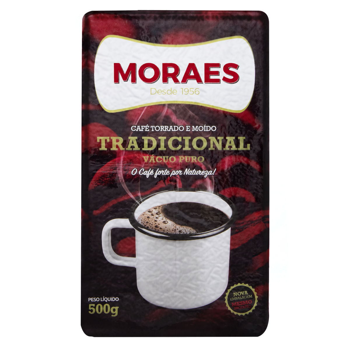 Café Torrado e Moído a Vácuo Tradicional Moraes 500g