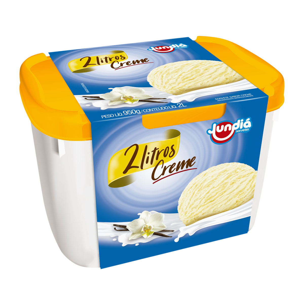 Sorvete de Creme Jundiá 2 Litros