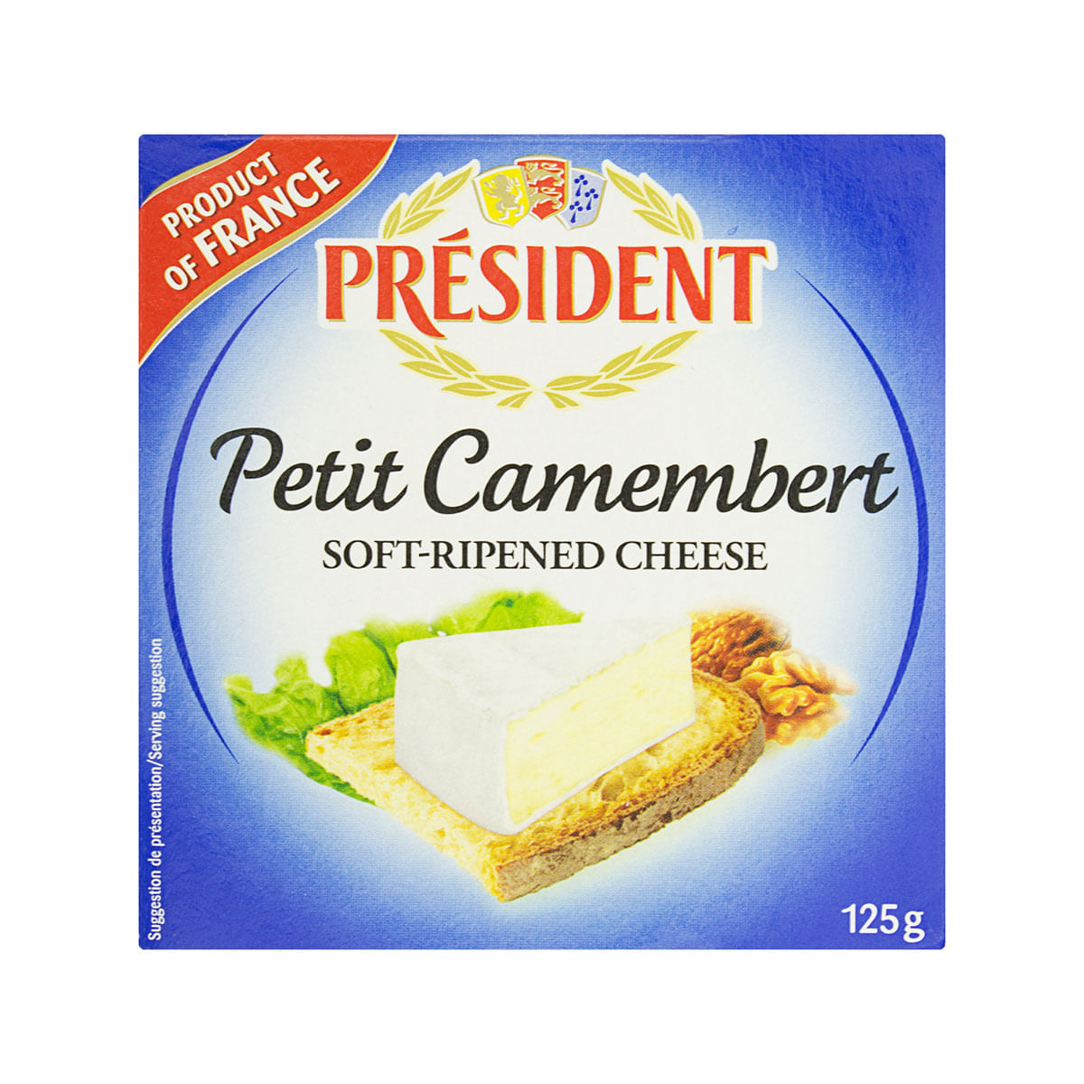 Queijo Camembert Peça President 125g