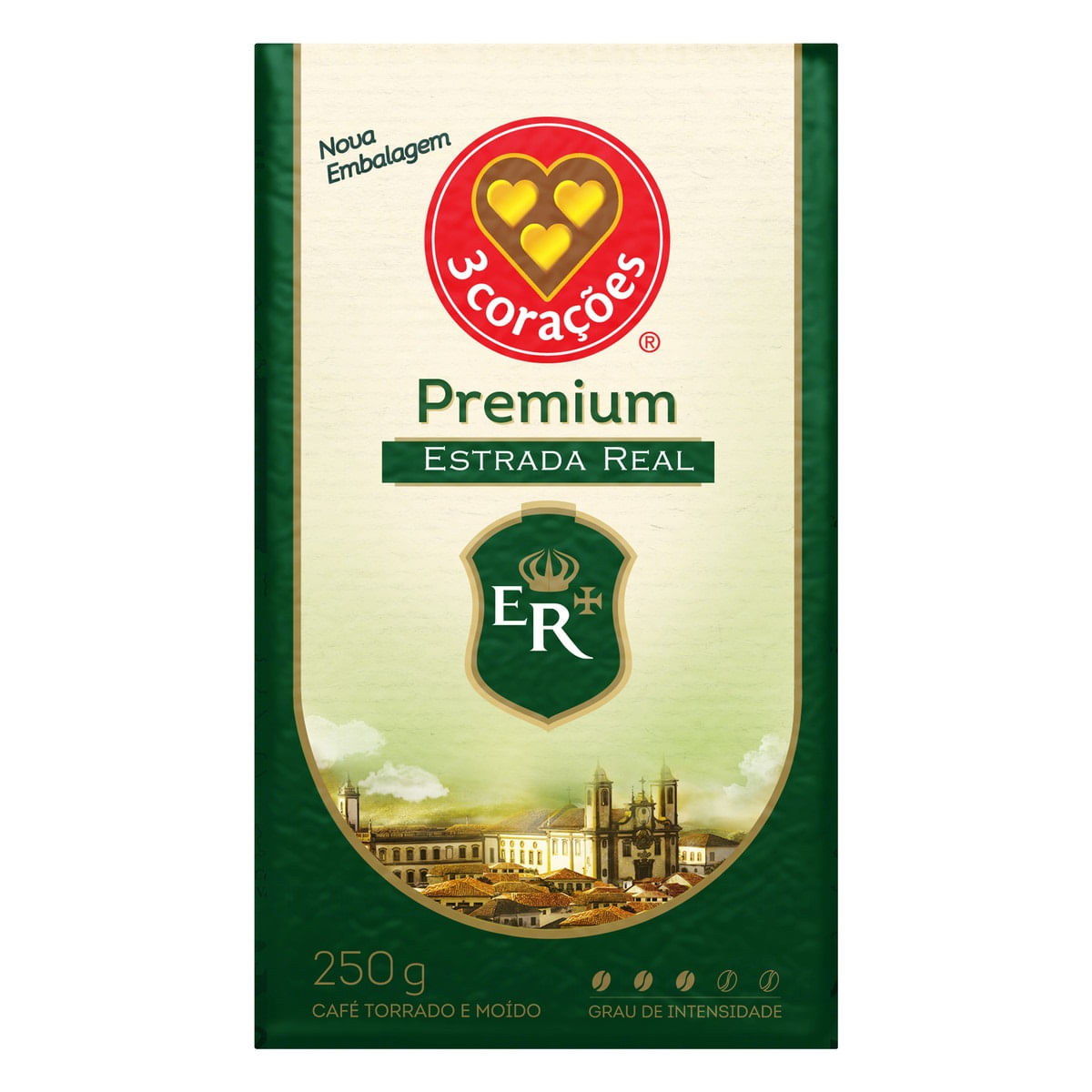 Café a Vácuo Premium 3 Corações 250g