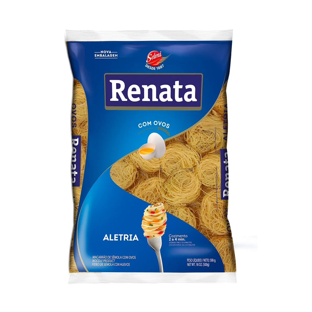 Macarrão Aletria Renata com Ovos 500g