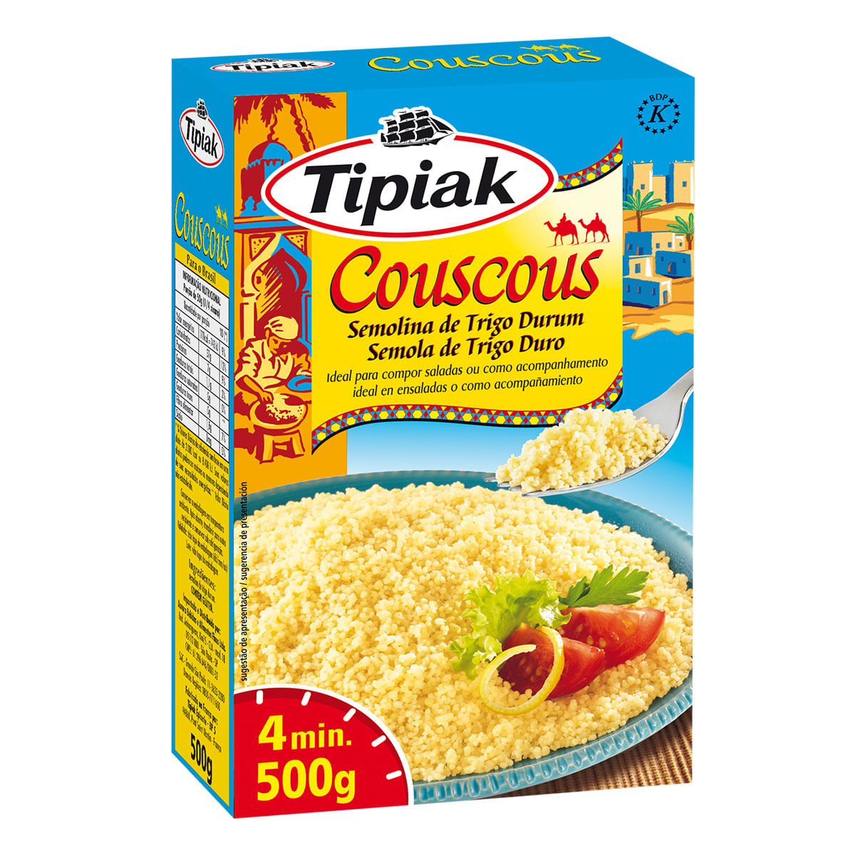 Sêmola de Trigo Tipiak CousCous 500g