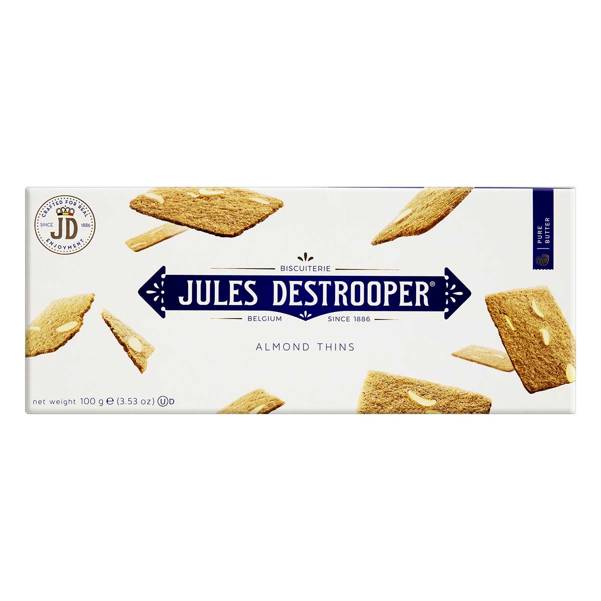 Biscoito Almond Thins Jules Destrooper Caixa 100 g