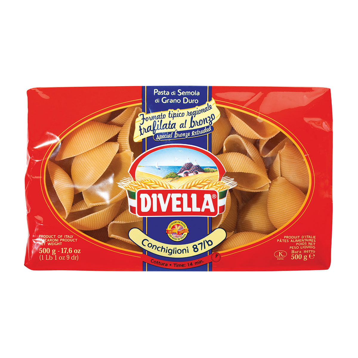 Macarrão Conchiglione Divella Nº 87 500g