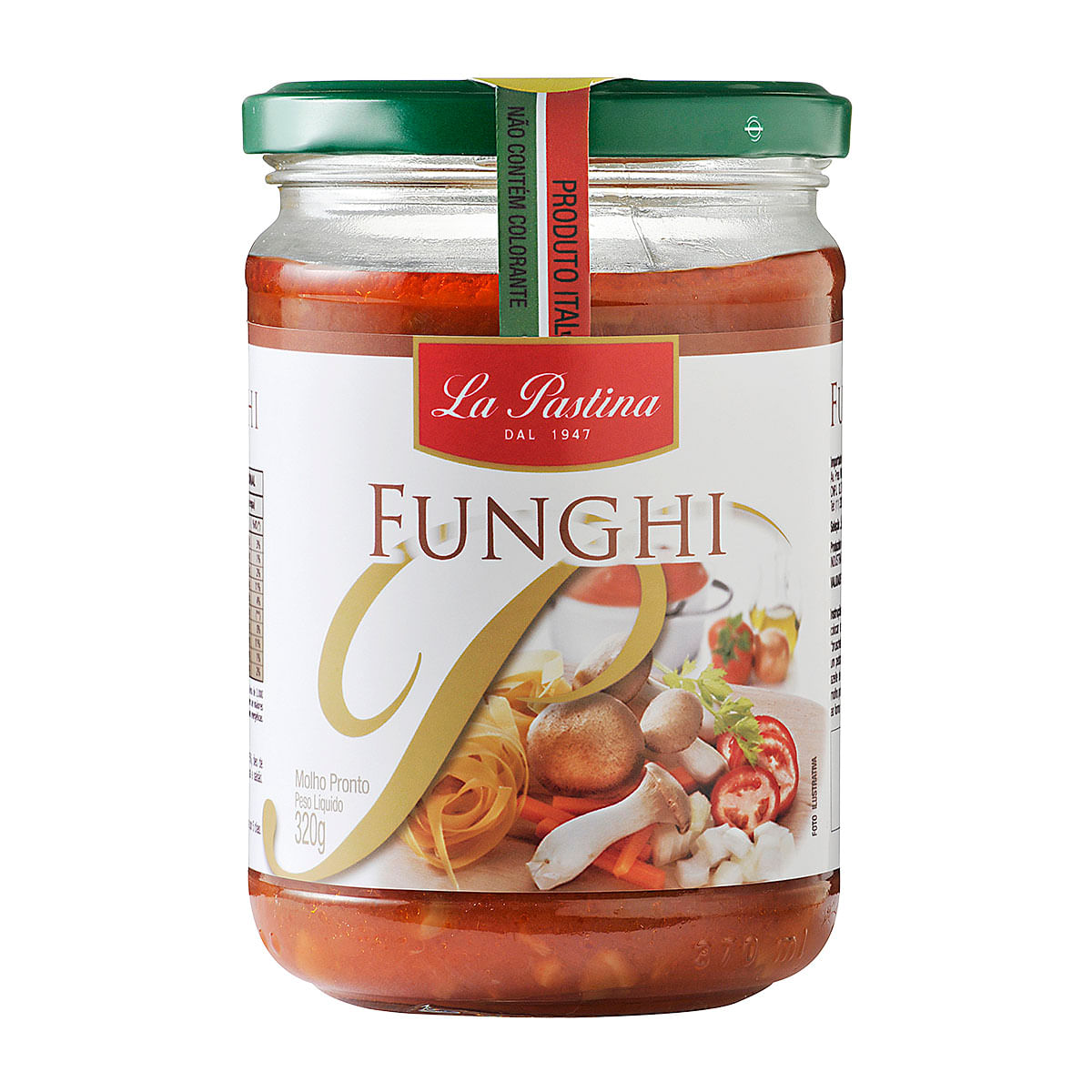 Molho de Tomate à Funghi La Pastina 320g