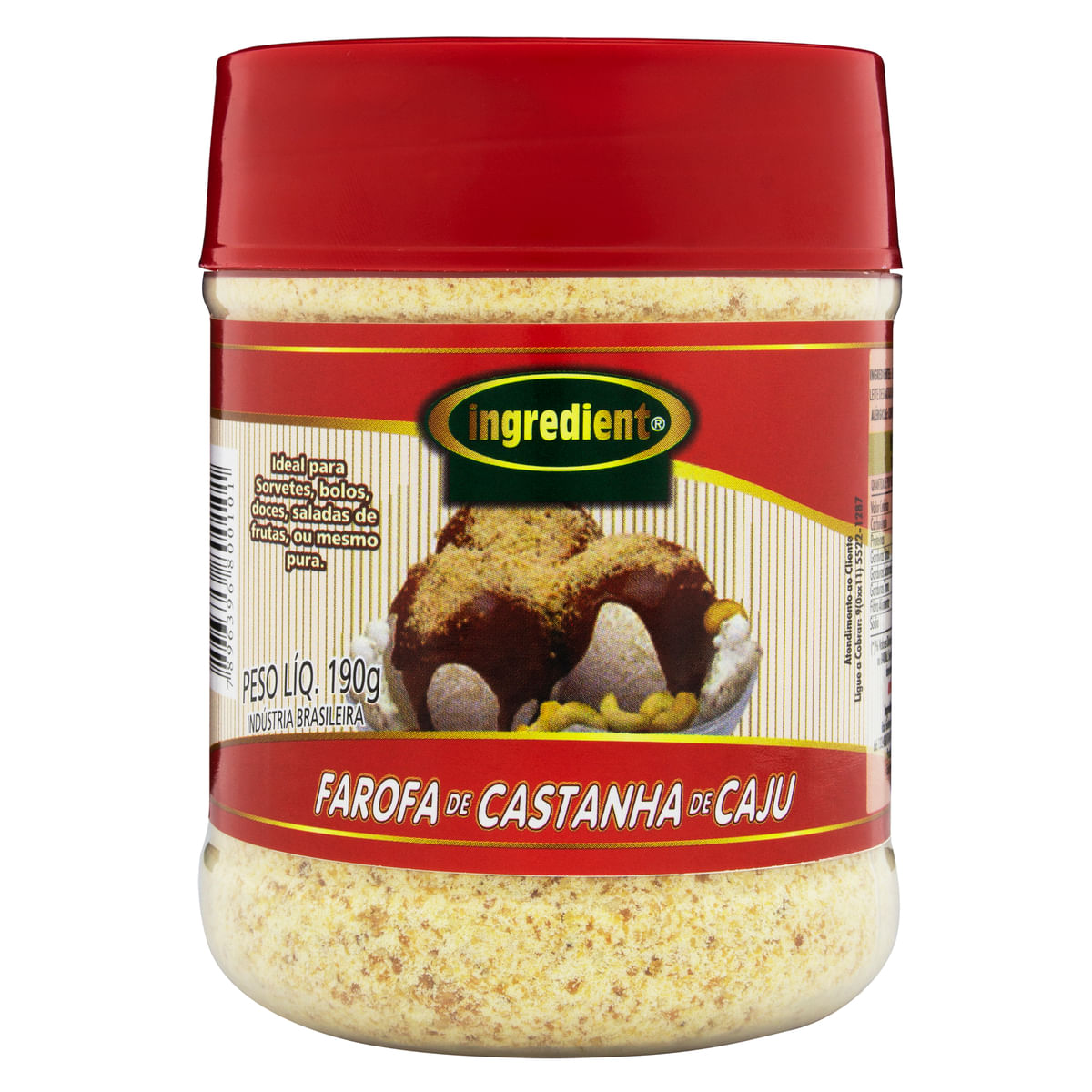 Farofa de Castanha de Caju Crock Mix Ingredient 190 g