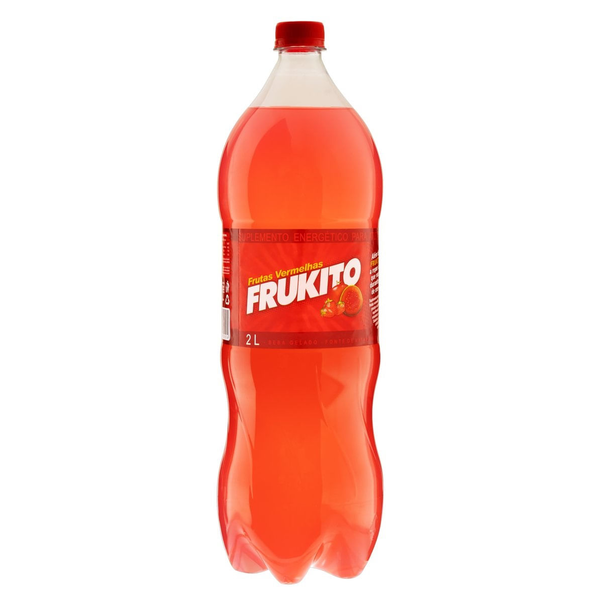 Energético Frukito Frutas Vermelhas 2 Litros