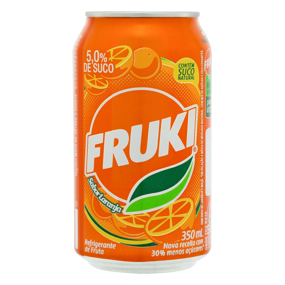 Refrigerante Fruki Laranja Lata 350 ml