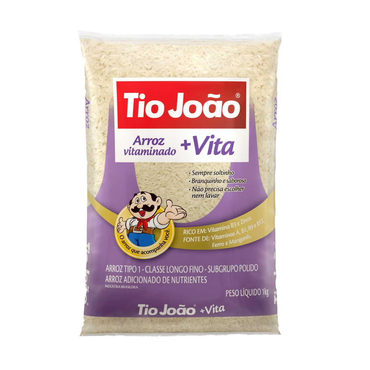 Arroz Branco Tipo 1 Tio João 1 kg