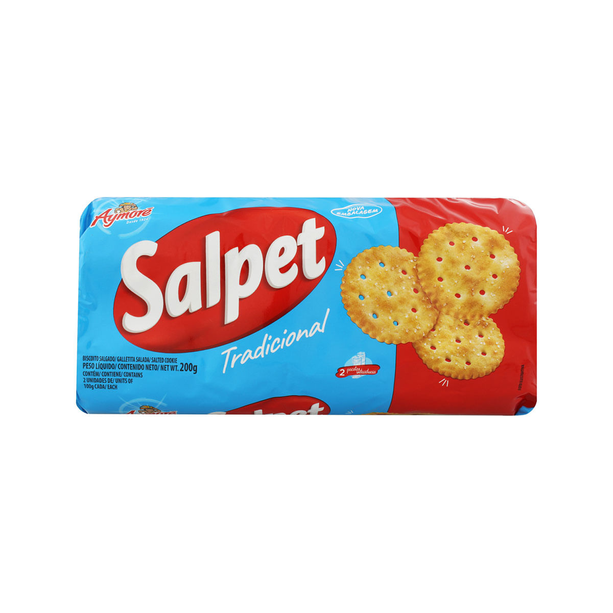 Biscoito Tradicional Aymoré Salpet Pacote 200g