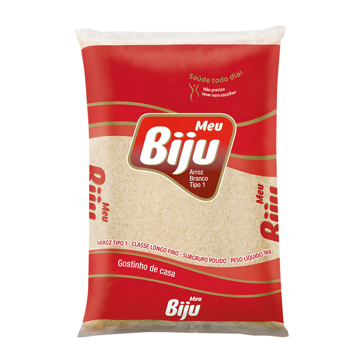 Arroz Branco Longo-fino Tipo 1 Meu Biju 1Kg