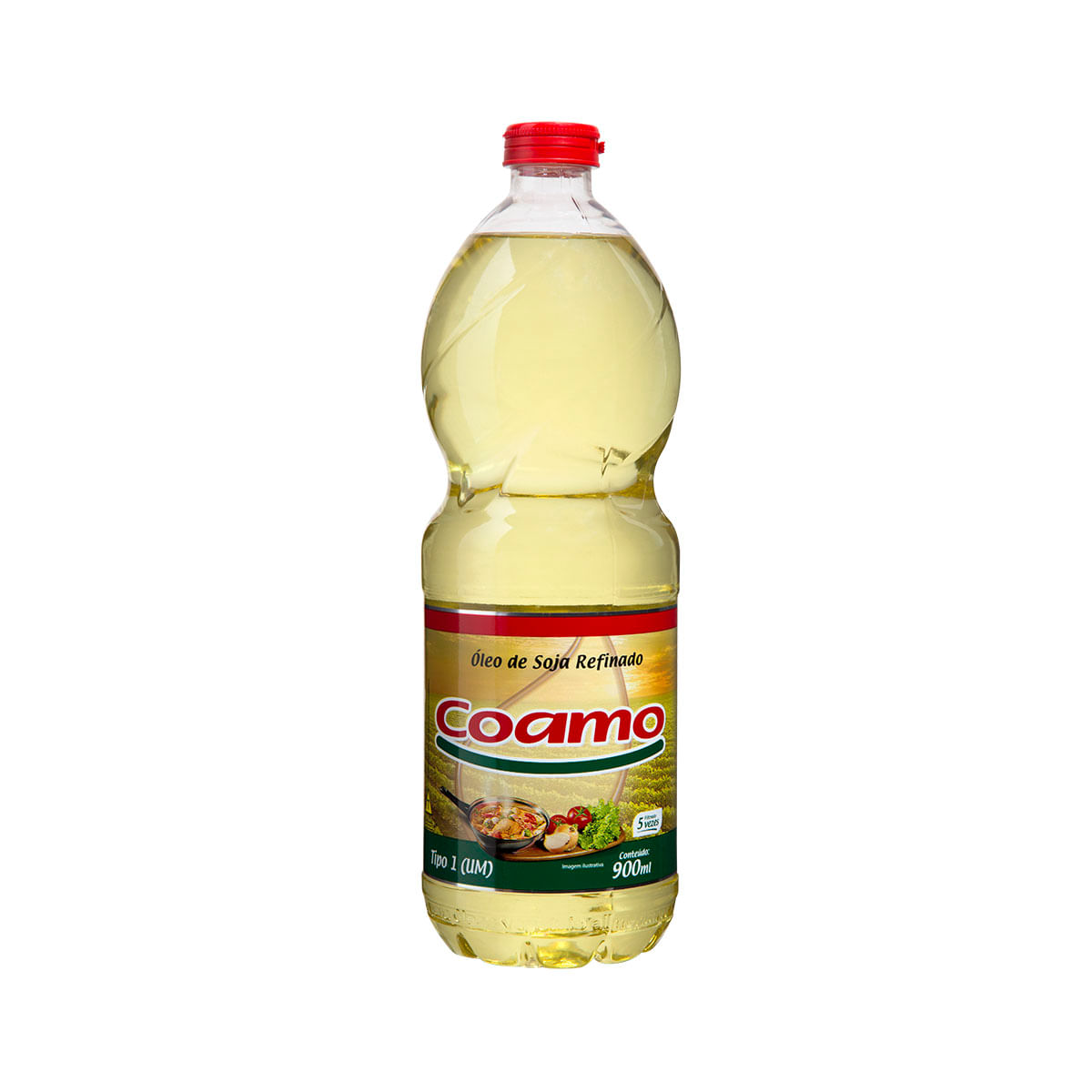 Óleo de Soja Refinado Coamo 900ml