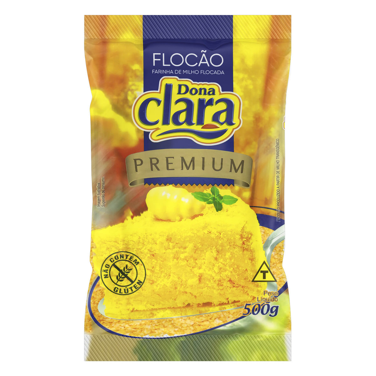 Farinha de Milho Flocão Dona Clara Premium 500 g