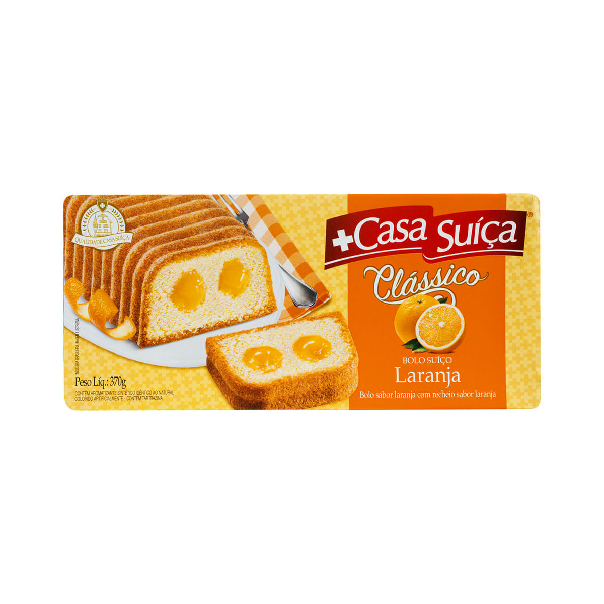 Bolo de Laranja Clássico Casa Suíça 370g