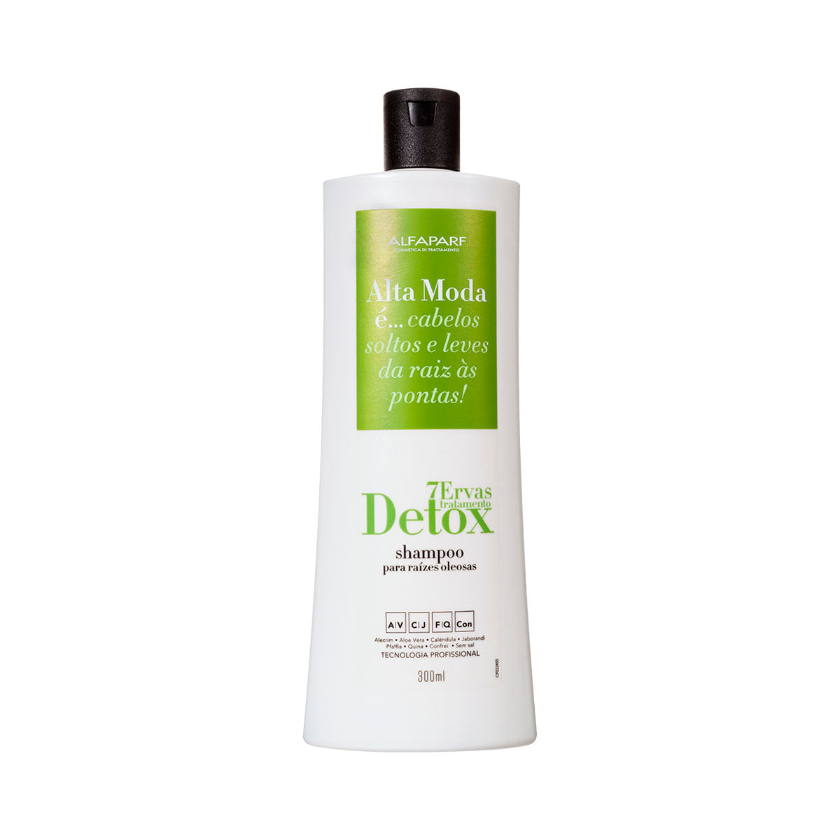 Shampoo Alfaparf 7 Ervas Tratamento Detox para raízes oleosas - 300 ml