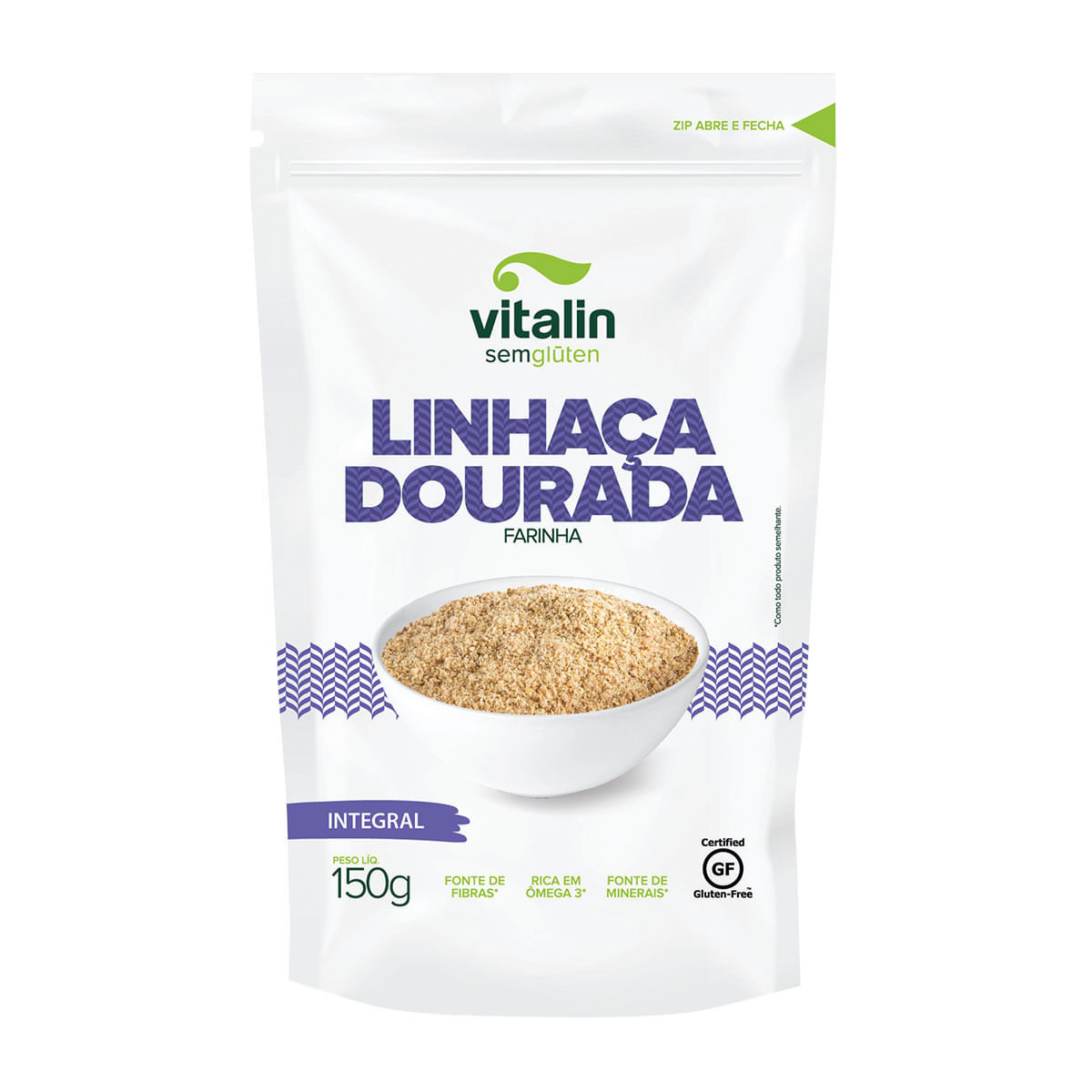 Farinha de Linhaça Dourada Integral Vitalin 150g