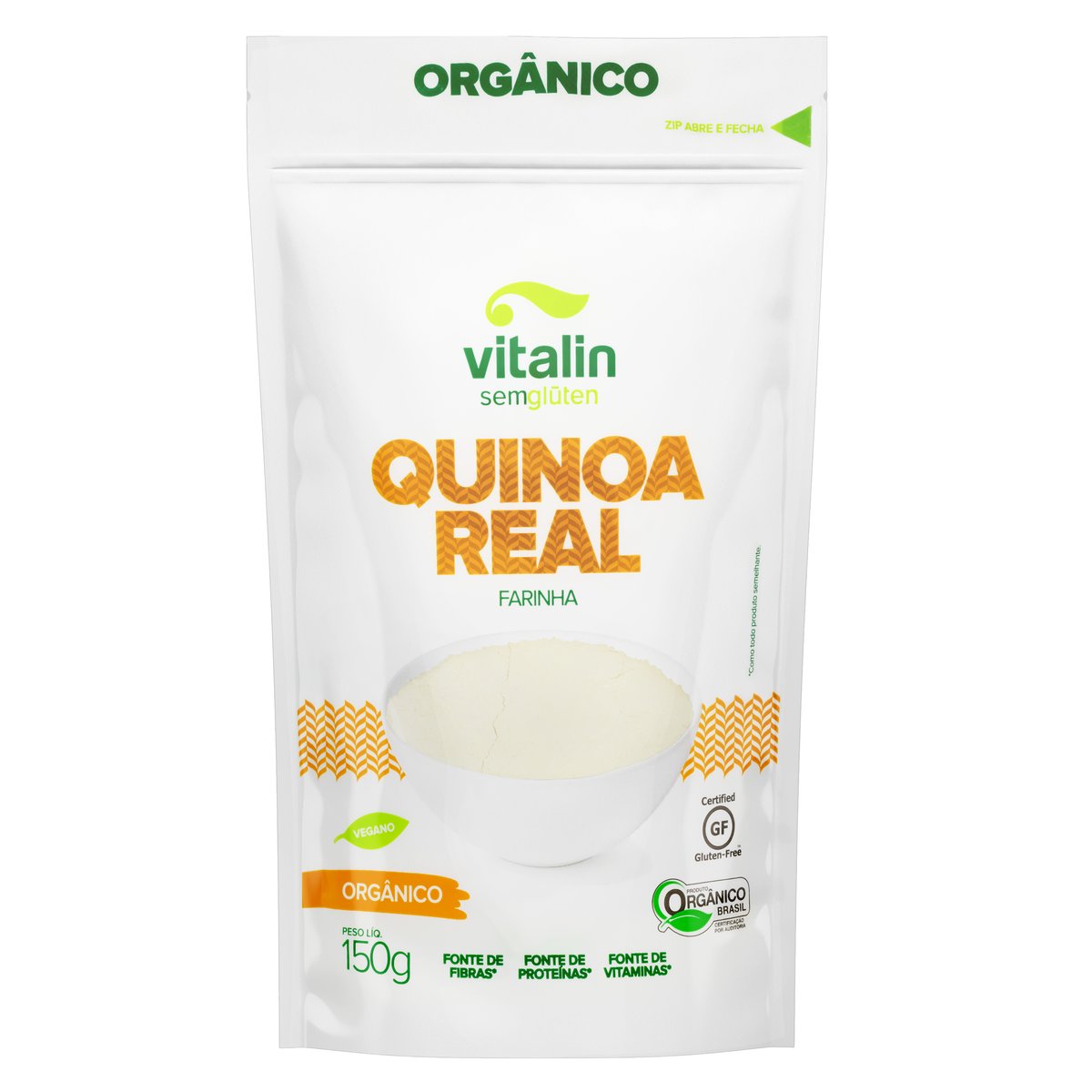 Farinha de Quinoa Real Orgânica Vitalin 150g