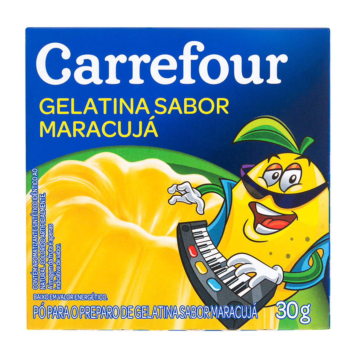 Gelatina Sabor Maracujá Carrefour 30g