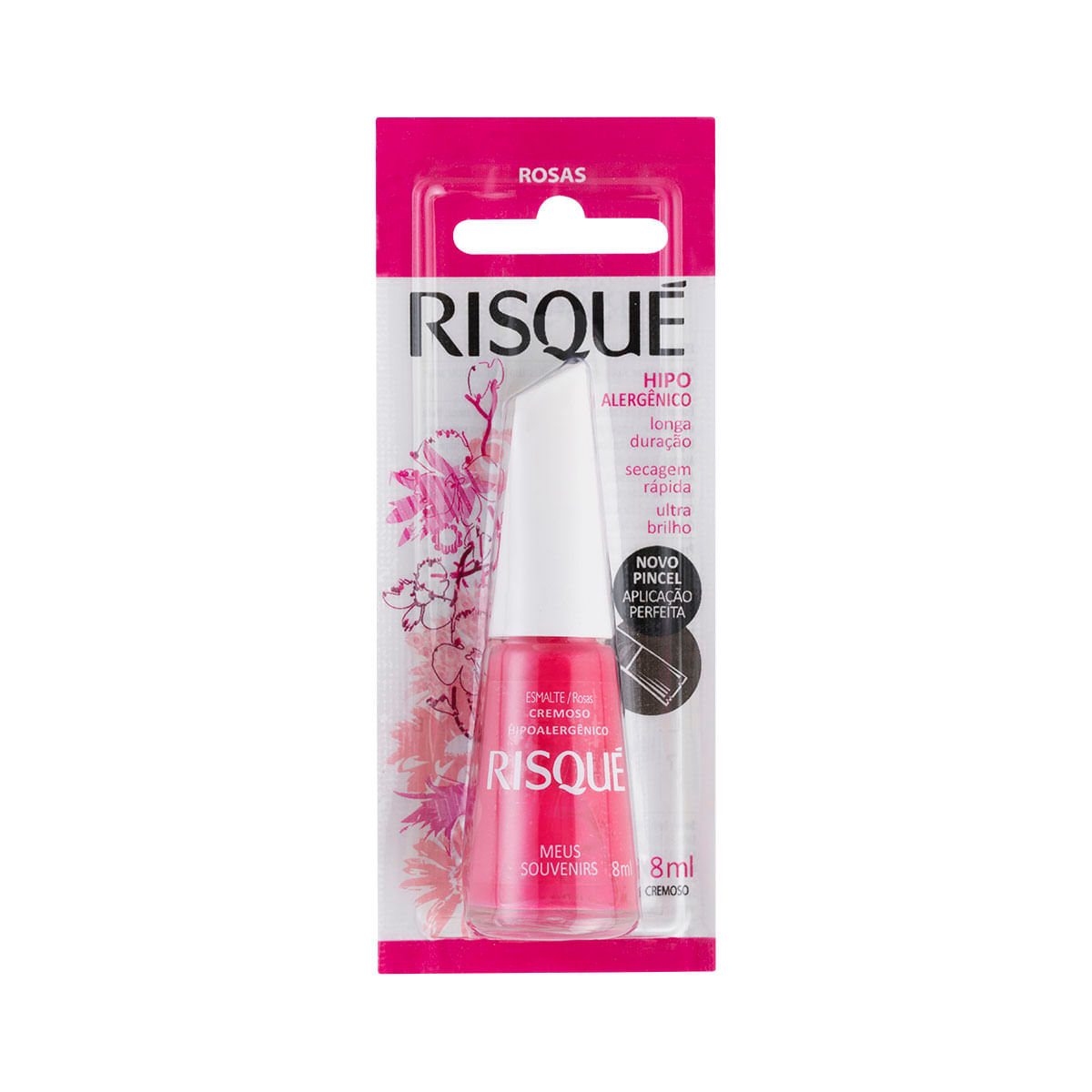 Esmalte Risqué Rosas Meus Souvenirs 8ml