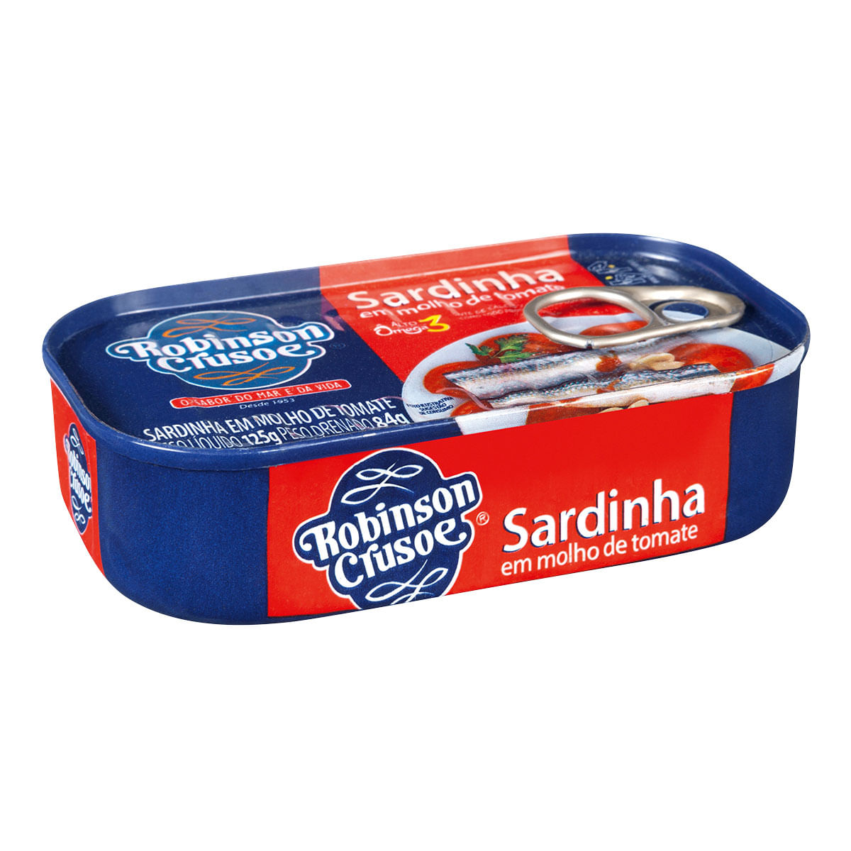 Sardinha com Molho de Tomate Robinson Crusoé 125g