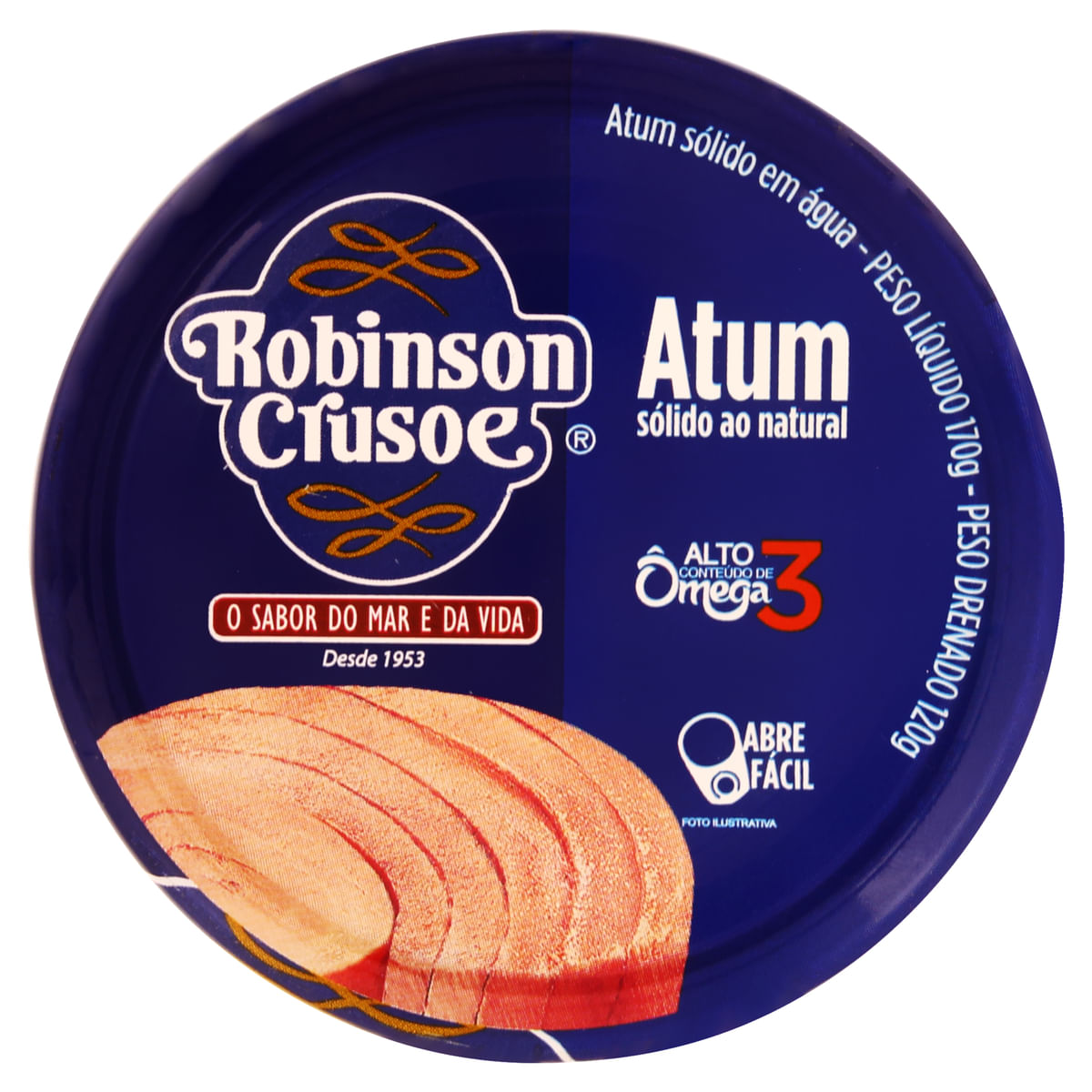 Atum Sólido Robinson Crusoe Lata 120g