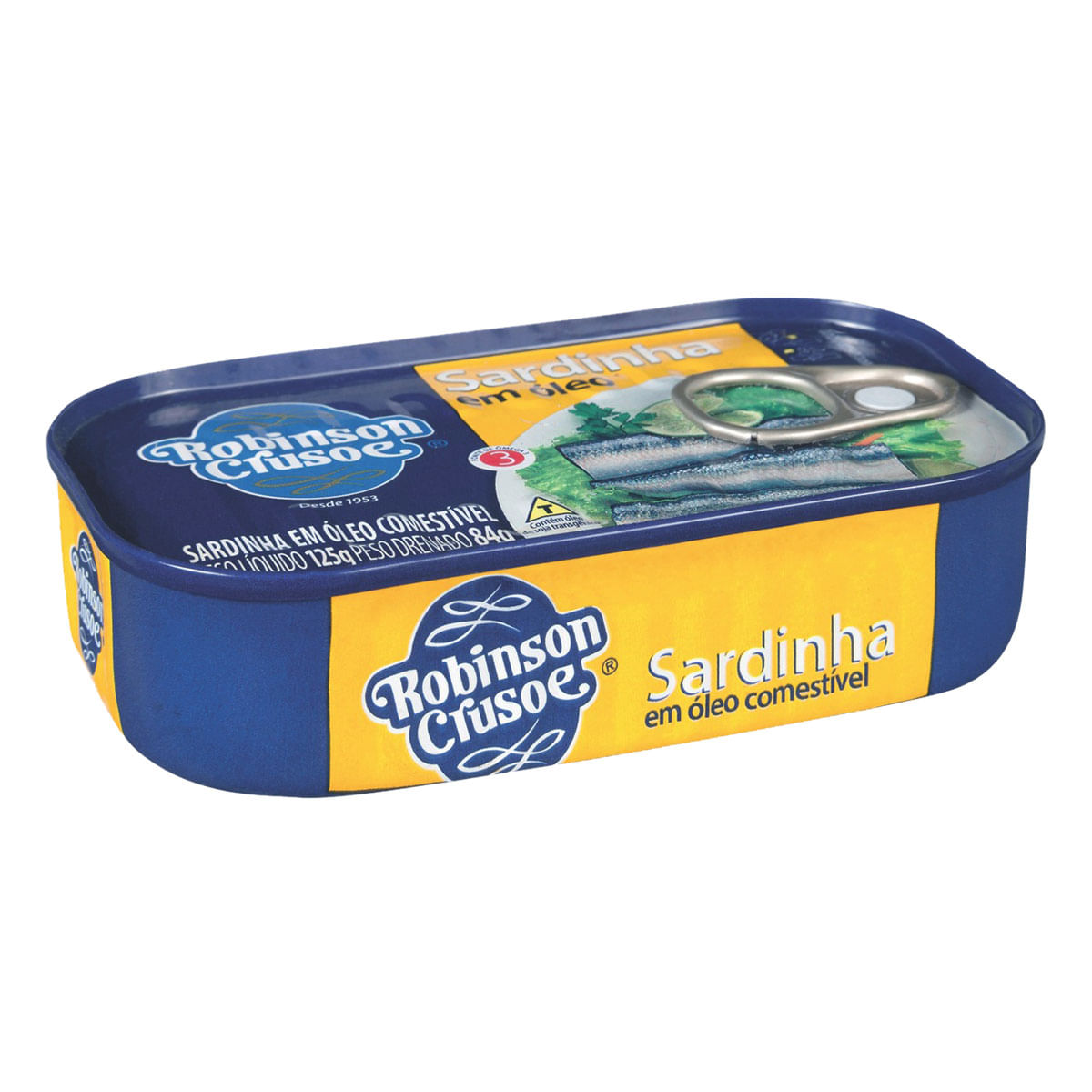 Sardinha em Óleo Robinson Crusoe 125g