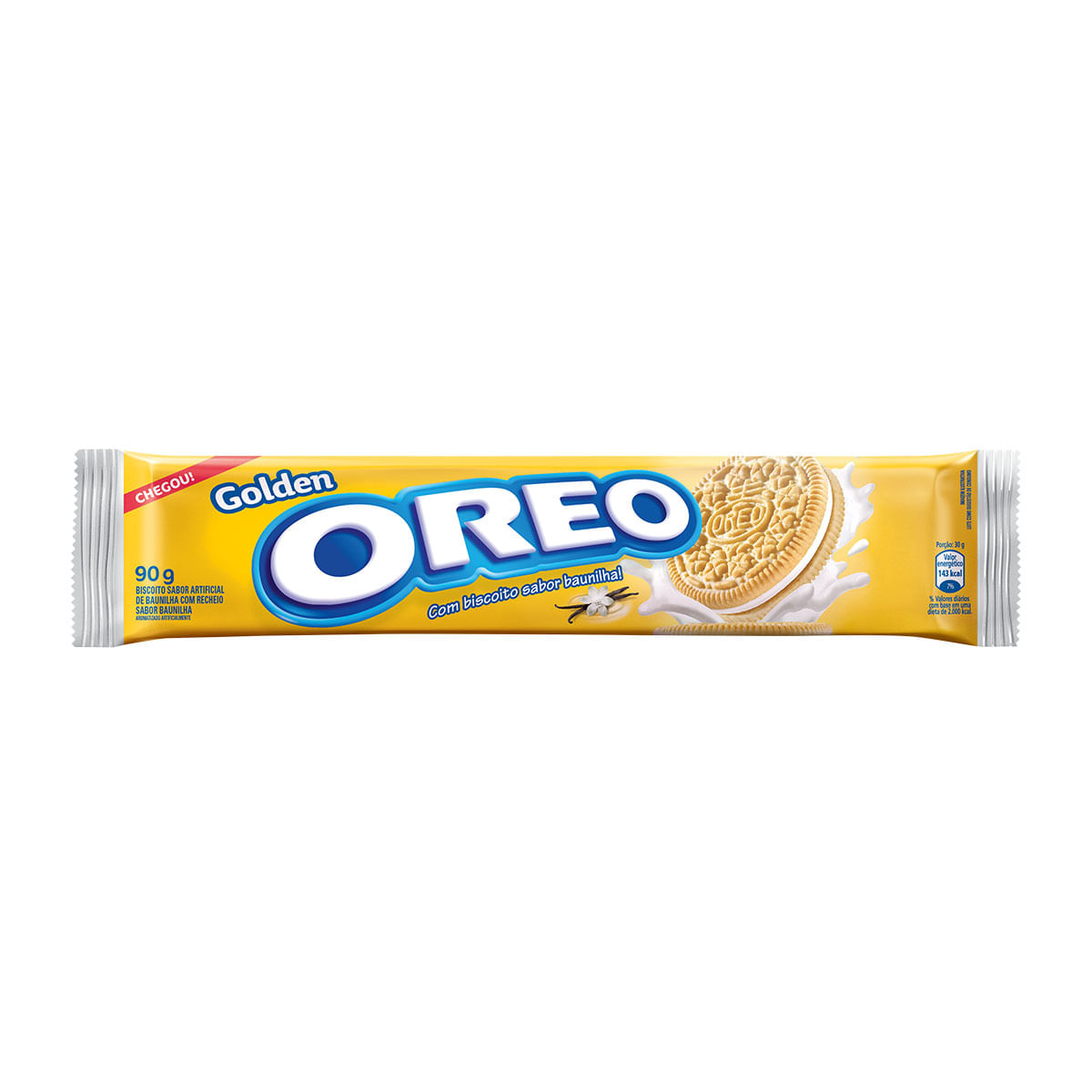 Biscoito Sabor Baunilha Oreo Golden 90g