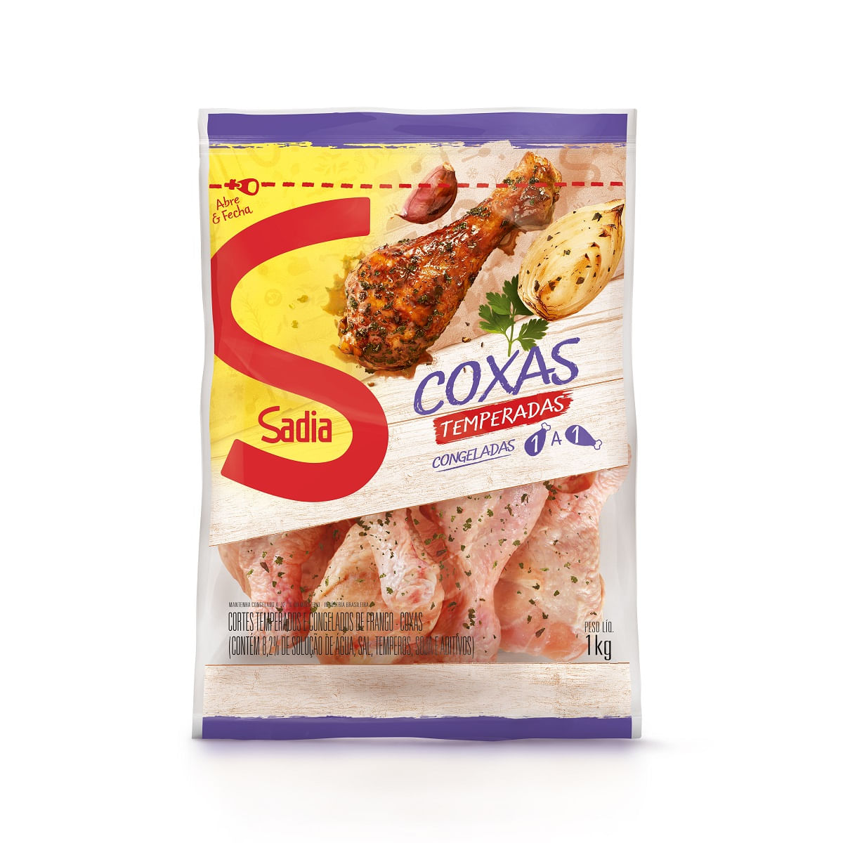 Coxa de Frango Temperado Iqf Sadia 1 Kg