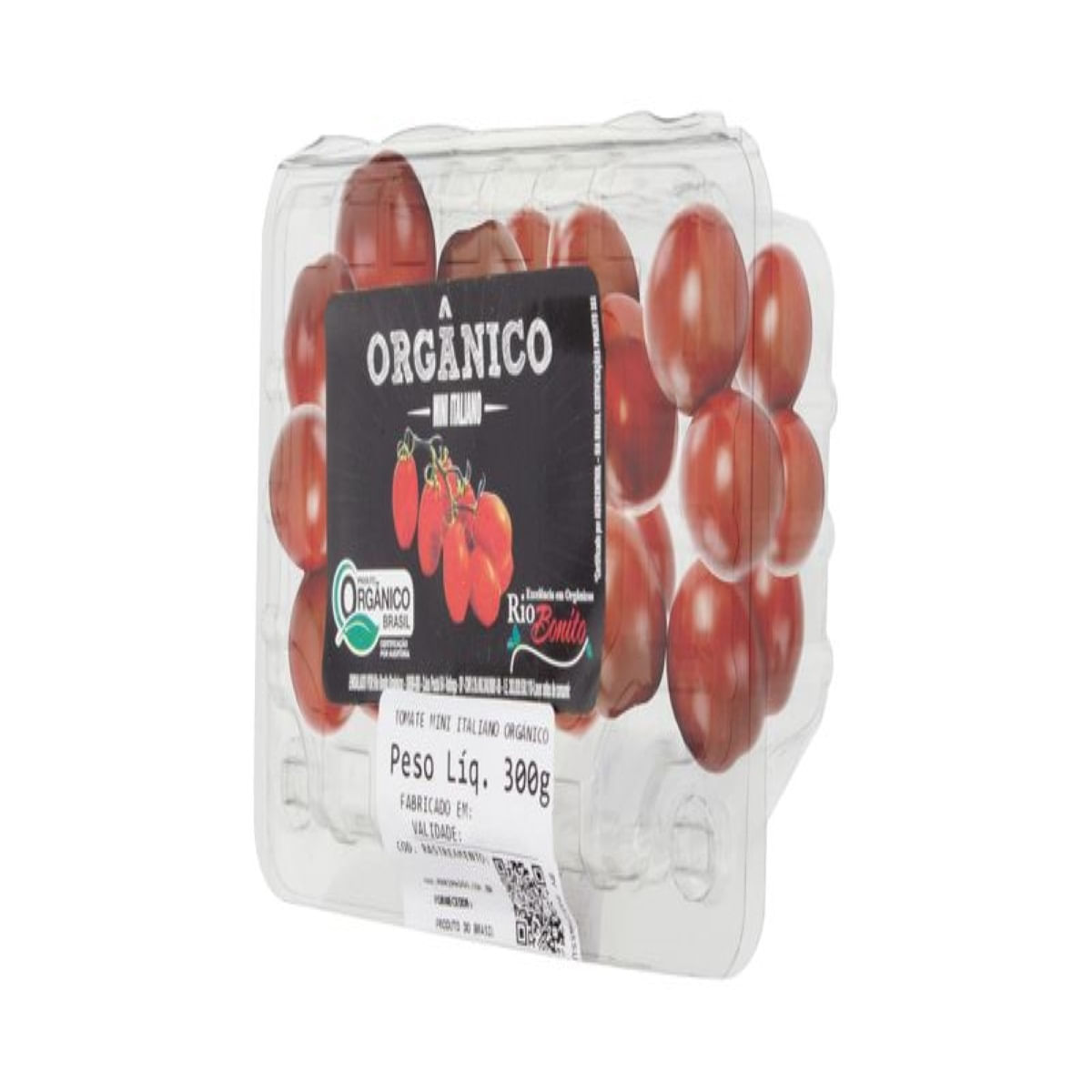 Mini Tomate Italiano Orgânico Rio Bonito 300 g