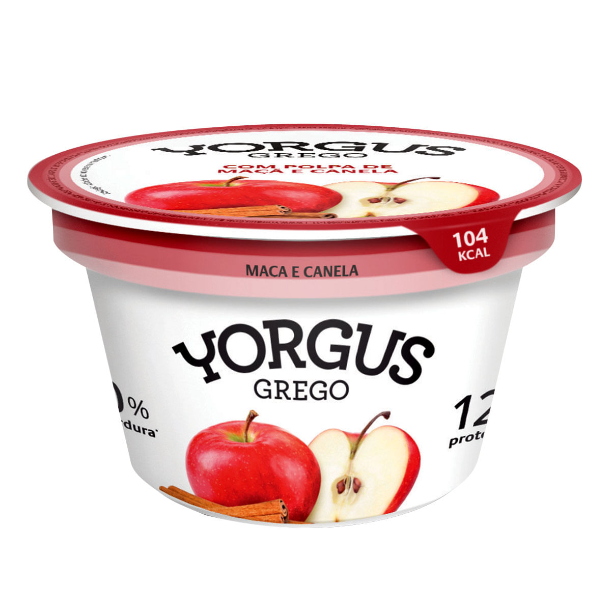 Iogurte Grego Yorgus Maçã com Canela 130g