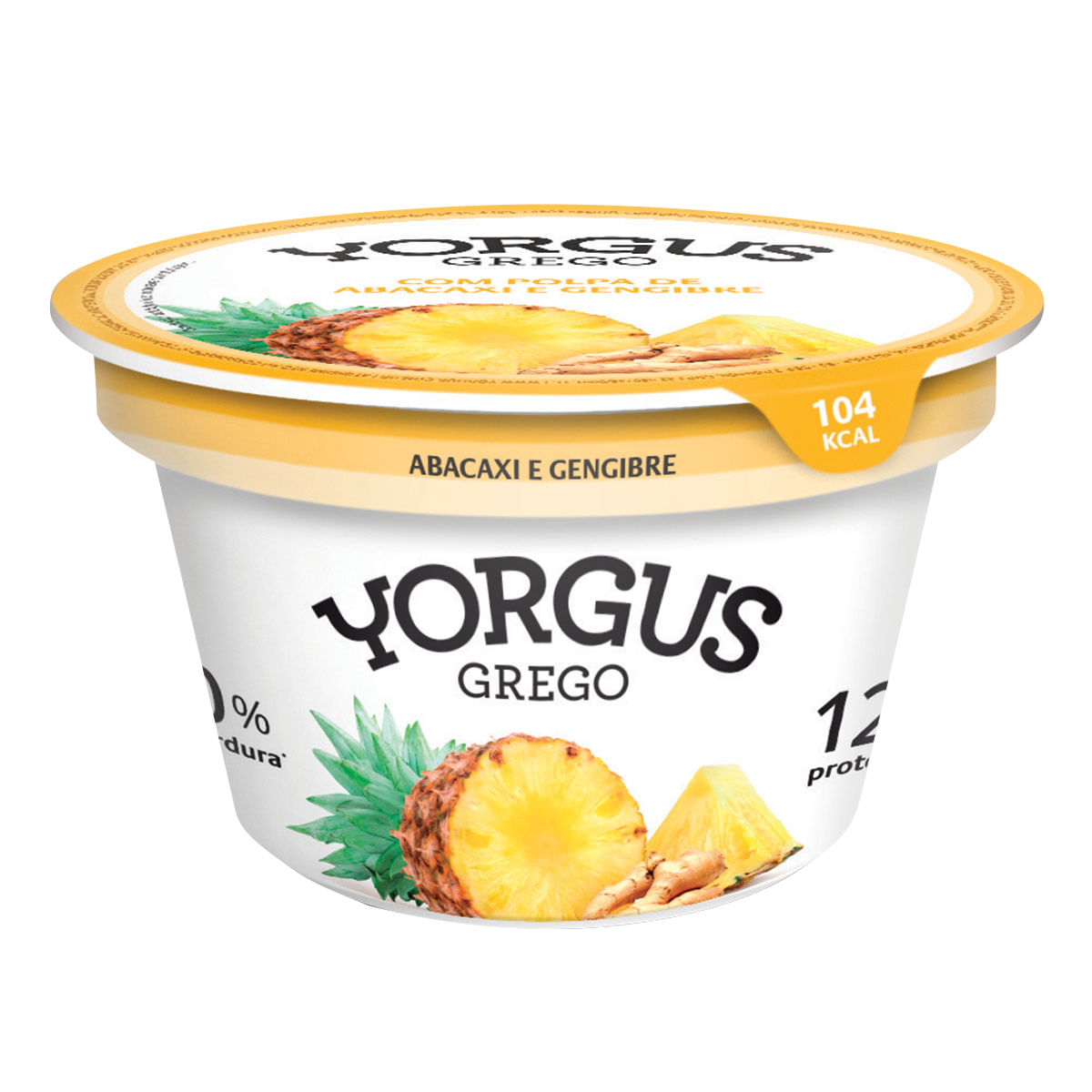 Iogurte Grego Yorgus Abacaxi com Gengibre 130g