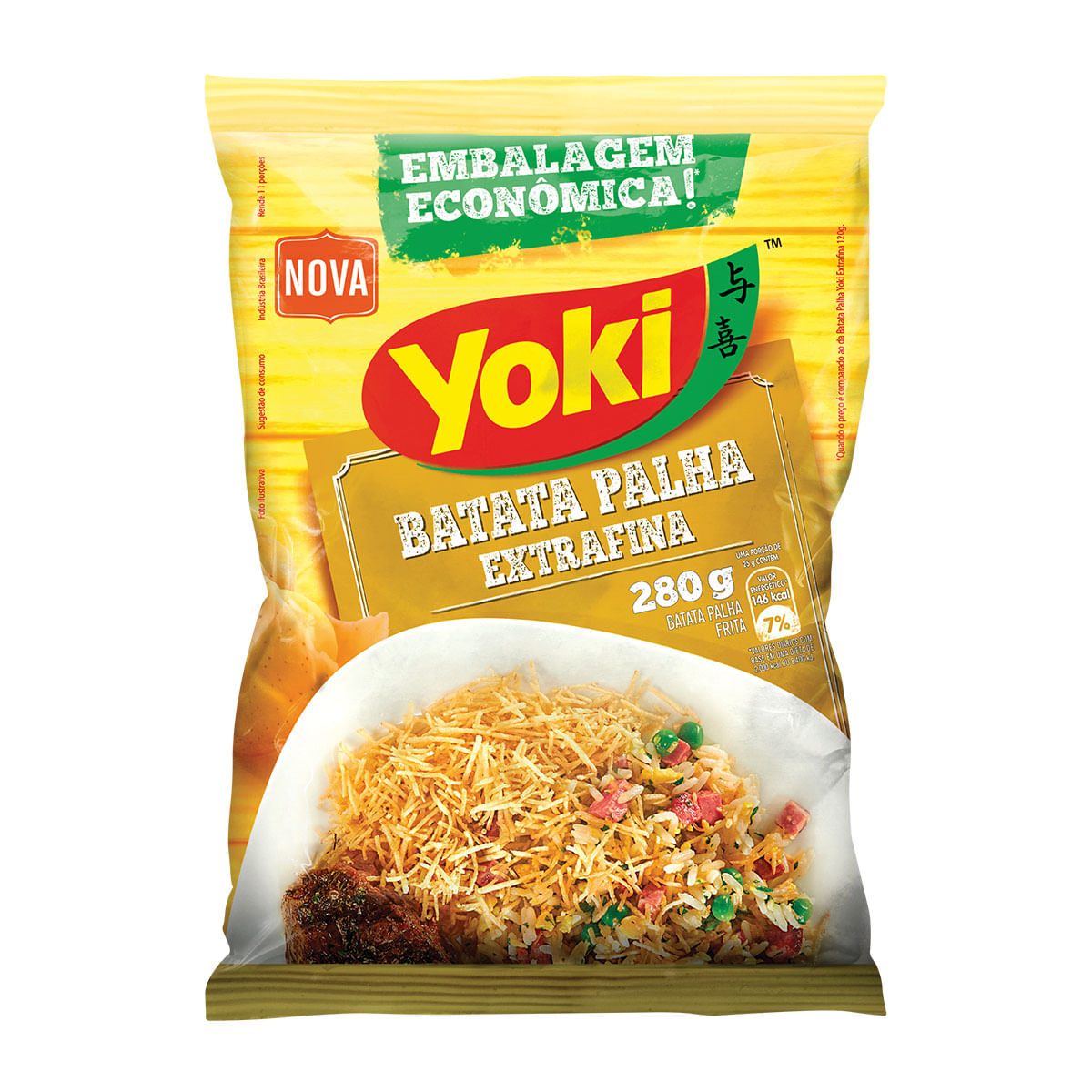 Batata Frita Palha Yoki Extra Fina 280g