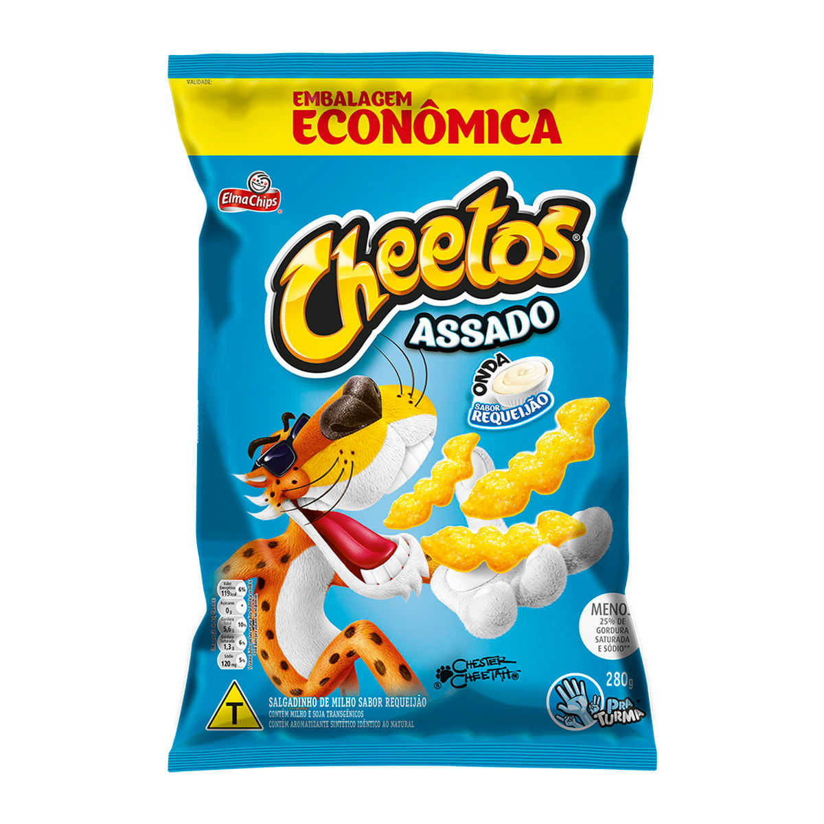 Salgadinho Cheetos Onda Sabor Requeijão 280g