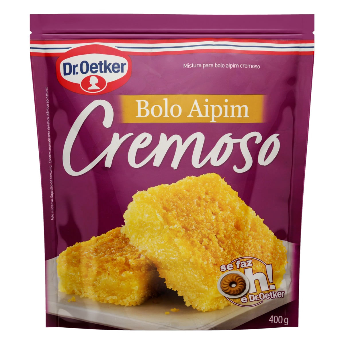 Mistura para Bolo Sabor Aipim Dr. Oetker 400g