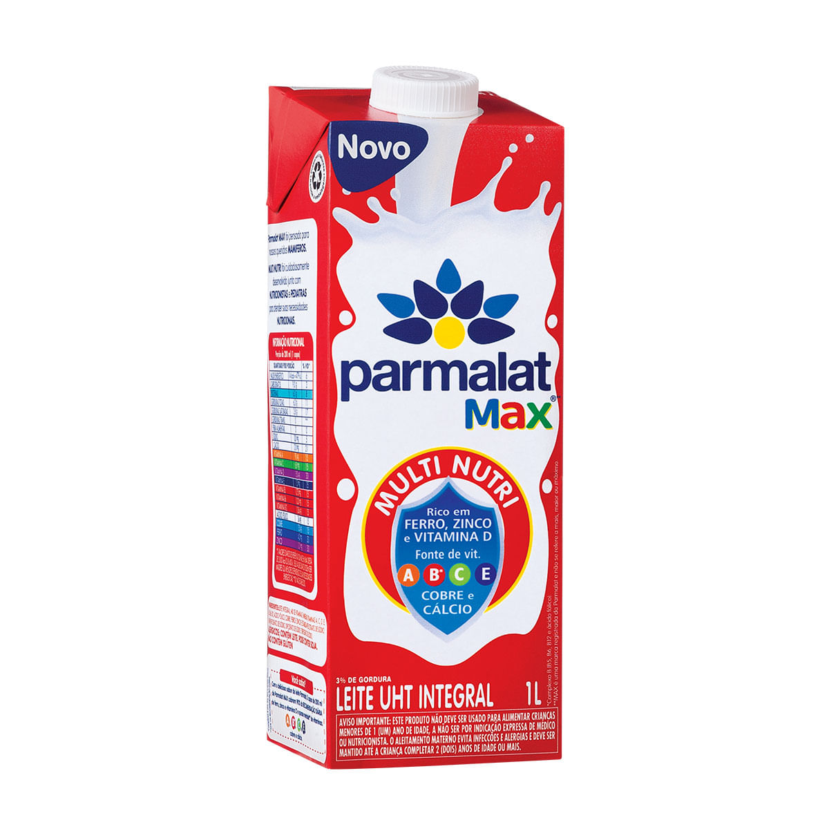 Leite Integral UHT Parmalat Max 1 Litro