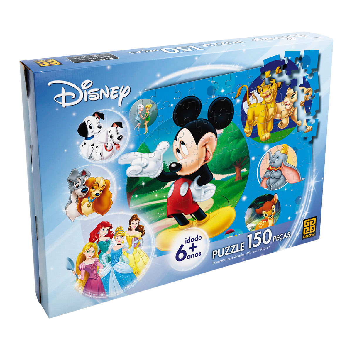 Quebra-Cabeça Disney 150 Peças Grow 02448