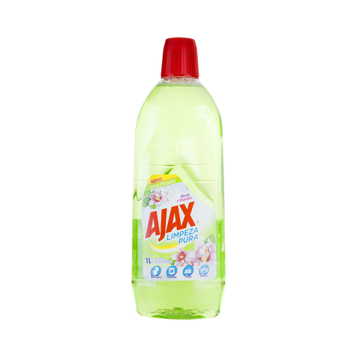 Limpador Ajax Pura Menta e Orquídea 1L