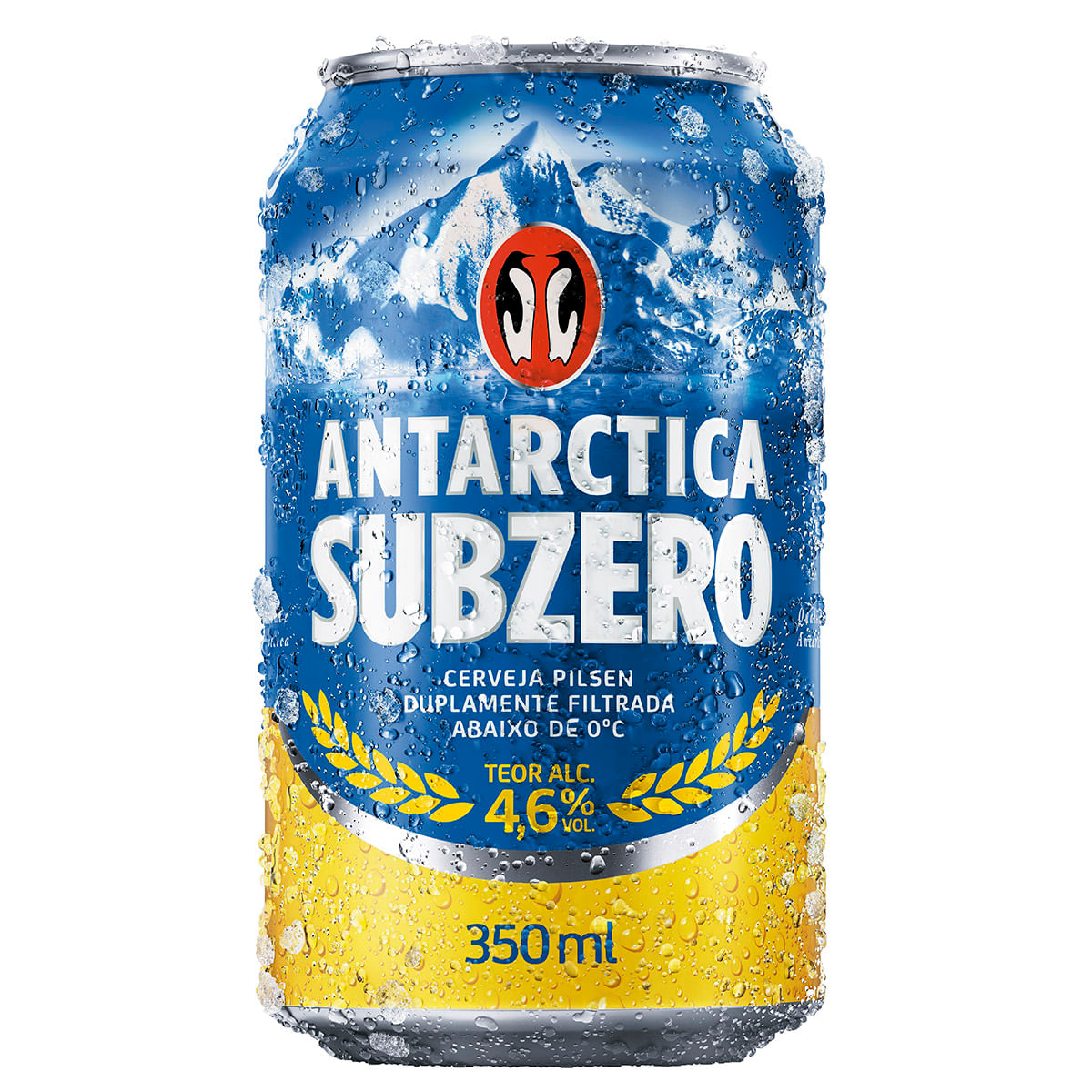 Cerveja Antarctica Sub Zero Pilsen Lata 350ml