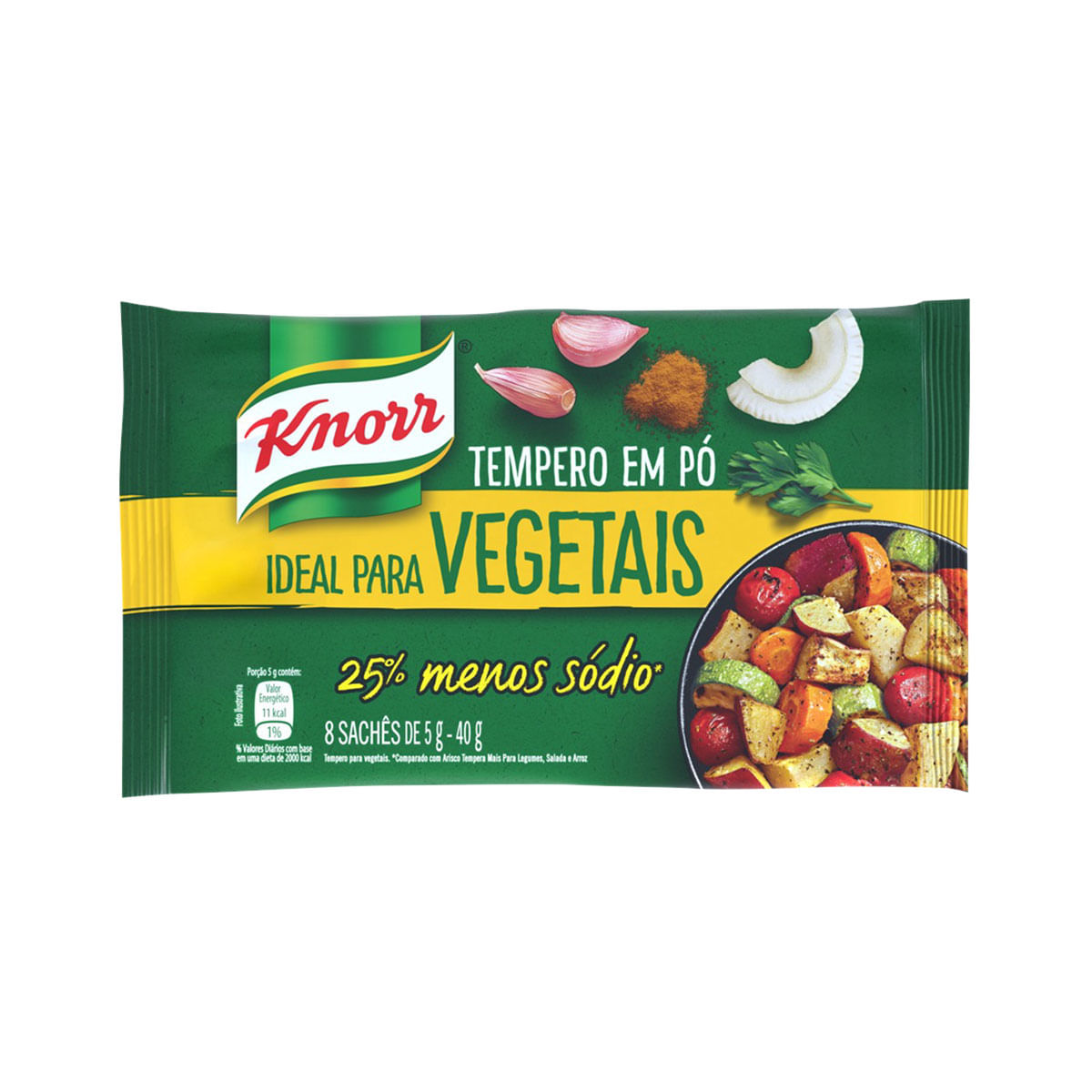 Tempero Pronto para Legumes com Ervas e Especiarias Knorr 40g