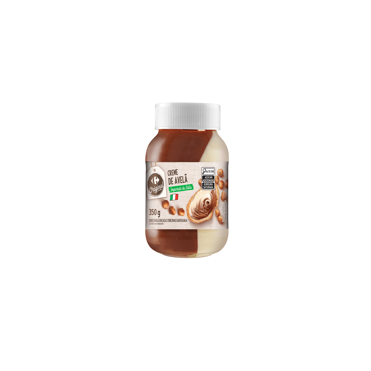 Creme de Avelã com Chocolate Carrefour Duo 350g