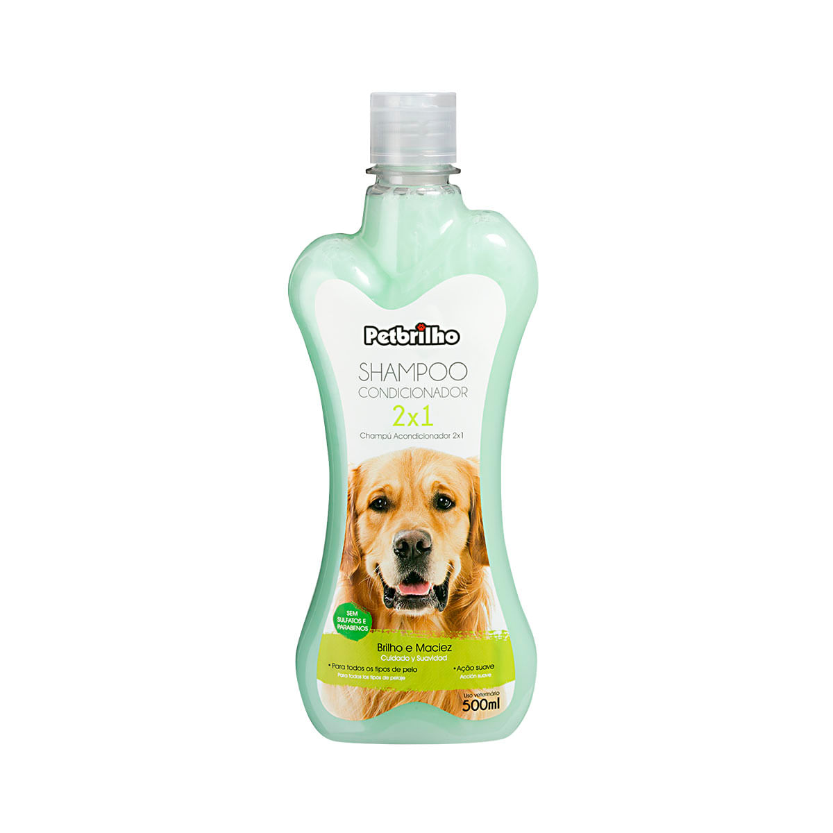 Shampoo e Condicionador para Cachorro 2 em 1 Petbrilho 500ml