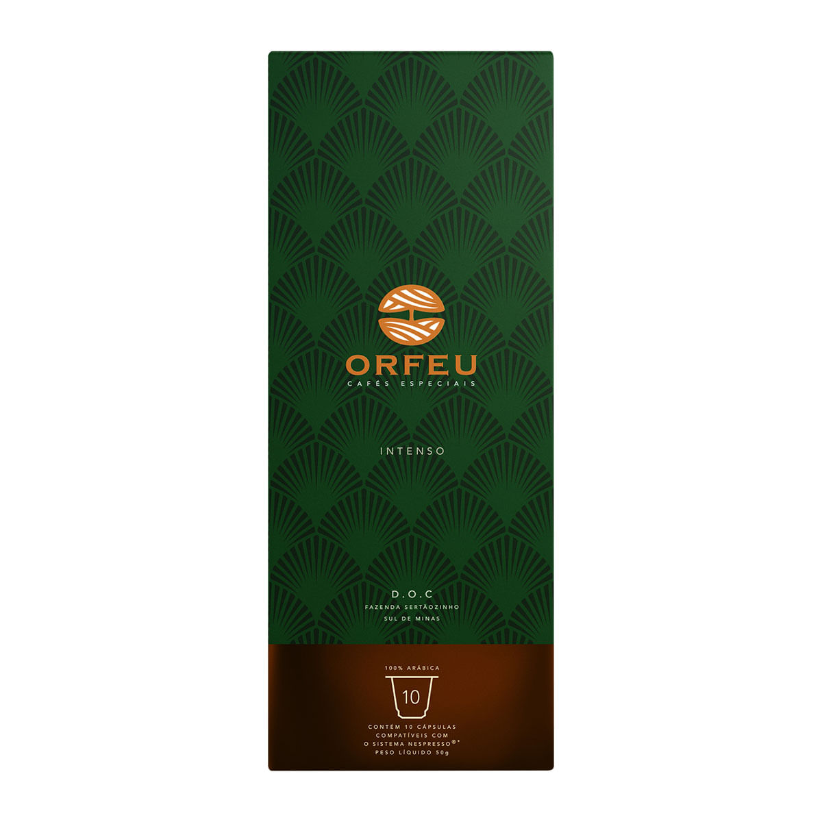 Café Expresso Nespresso Orfeu Intenso 10 Cápsulas